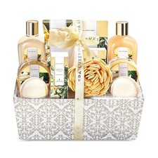 Spa Gift Basket for Women, Spa Luxetique Spa Gift Set for Women - Vanilla Sce...