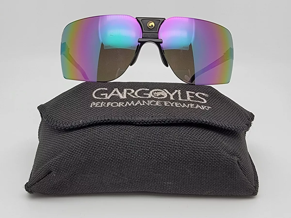 Gargoyles Vintage 85mm Gen 1 Black Frame Purple Lens Terminator Sunglasses