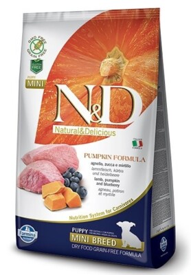 FARMINA N&D Pumpkin Lamb & Blueberry Puppy Mini 2.5 kg