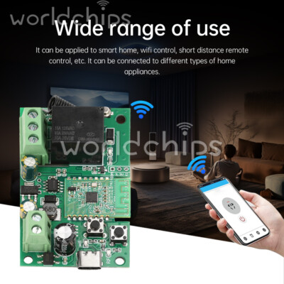 eWeLink DC7-32V/AC220V 1CH Pro Self-Locking Smart WIFI Bluetooth Relay Module