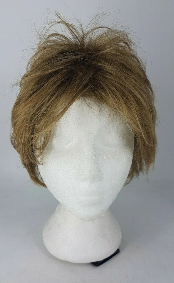 Peluca estilo plumas cortas HotHair facilidad promedio en oro de cosecha SK9 ZZ 03 Foto 2 de 4