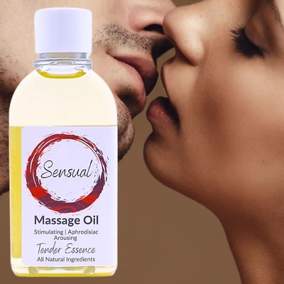 TENDER ESSENCE Sensual Massage Oil 50ml Romantic Natural Blend Essential Oil Scents Date Night