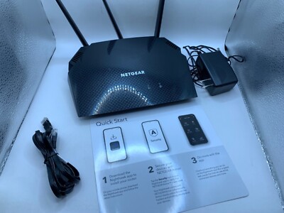 Netgear R6700ax Router Netgear 4-Stream WiFi6 Router R6700AX 1.8 Gbps 20 Devices 1500 Sq Ft | eBay