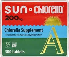 300 tablets 200mg SUN CHLORELLA Exp. Date 11/2027