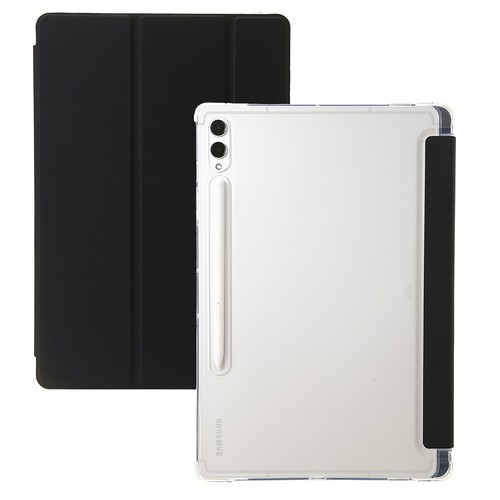 For Samsung Galaxy Tab S9/S9 FE Plus PU Smart Case Stand Cover With S Pen Holder - Picture 16 of 20