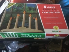 Beacon 5 Light Electric Window Candolier NIB