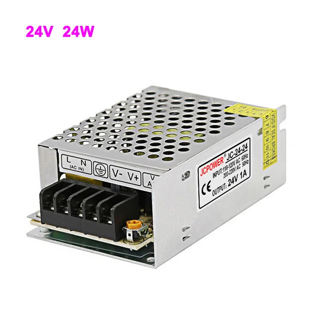 Power Supply Transformer Adapter Converter LED Strip Light CCTV Security 24 DC - Image 2 of 4