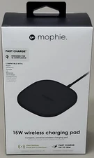 Mophie - 15W Wireless Charging Pad - Black - BRAND NEW IN BOX