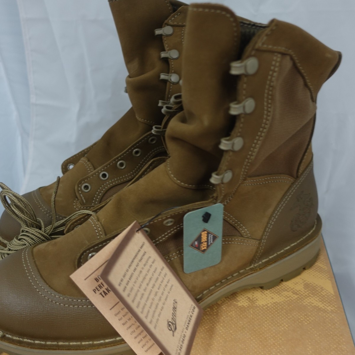 Danner MCWB Speed Lacer 15655X Combat Boots Brown Mens 13.5 R