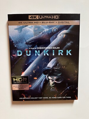 Dunkirk (4K Ultra HD Blu-ray, 2017) NEW w/slipcover