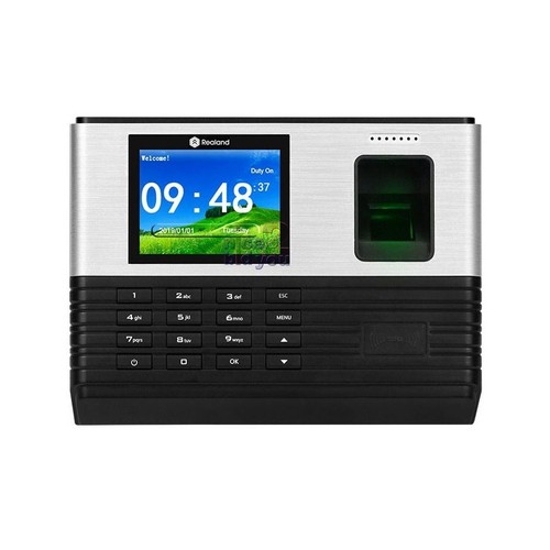 Realand Fingerprint Time Attendance Clock TCP/IP RFID Employee Payroll Recorder - Picture 2 of 7
