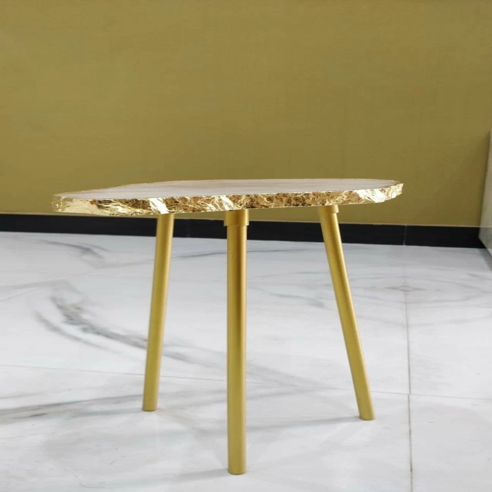 Natural Agate Side Tables in Rose Quartz - Image 3 of 4