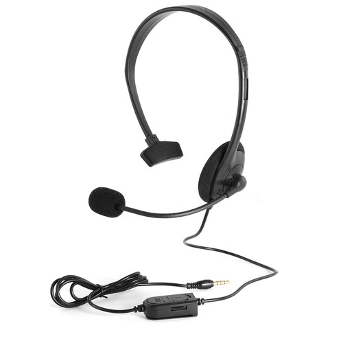Casque d'ordinateur filaire avec micro 3,5 mm casque de centre d'appels pour ordinateur portable Skype PC - Photo 4 sur 15
