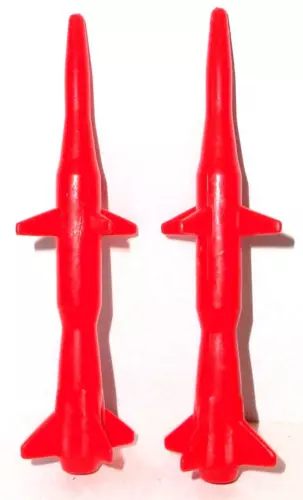 Gi Joe COBRA STINGER Red missile set 25th anniversary 2008 1984 driver complete