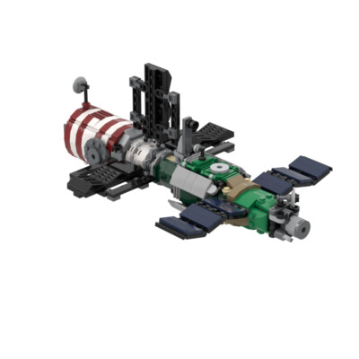 MOC International Space Station Building Blocks Salyut 7 DOS-6 1:110 Scale Model