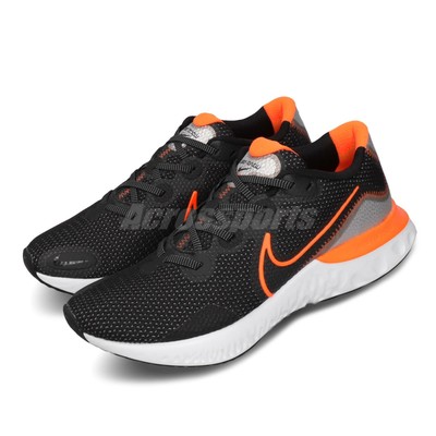 black orange running shoes