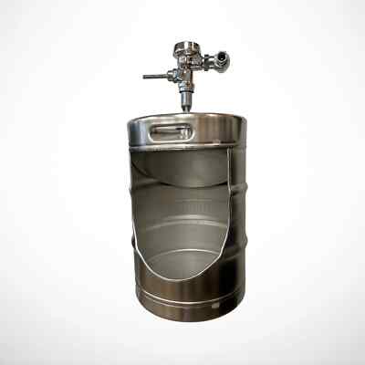 Beer Keg Urinal Flush Valve Wall Mount Bathroom Fixture Half Barrel Man Cave
