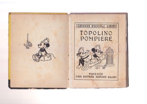 TOPOLINO POMPIERE grandi piccoli libri salani - Foto 2 di 2