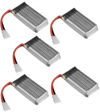 UDI RC U816 H107-A24 Battery 3.7v 380mAh 25c Li-Po RC 20mm x 39mm x 5 Pack