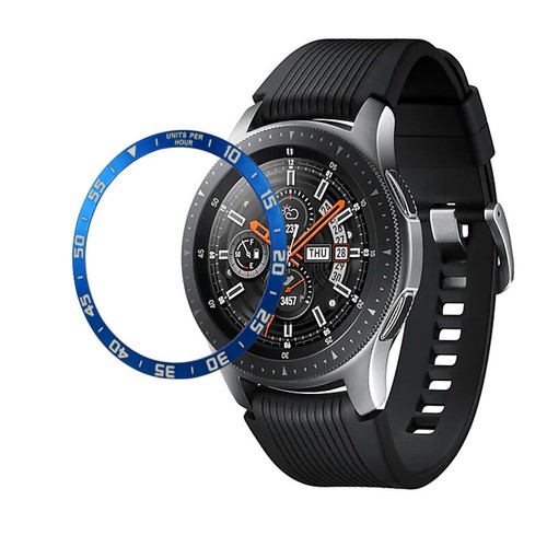 For Samsung Galaxy Watch42/46 S3 Aluminum Bezel Ring Anti Scratch Cover Skins N. - Zdjęcie 9 z 13