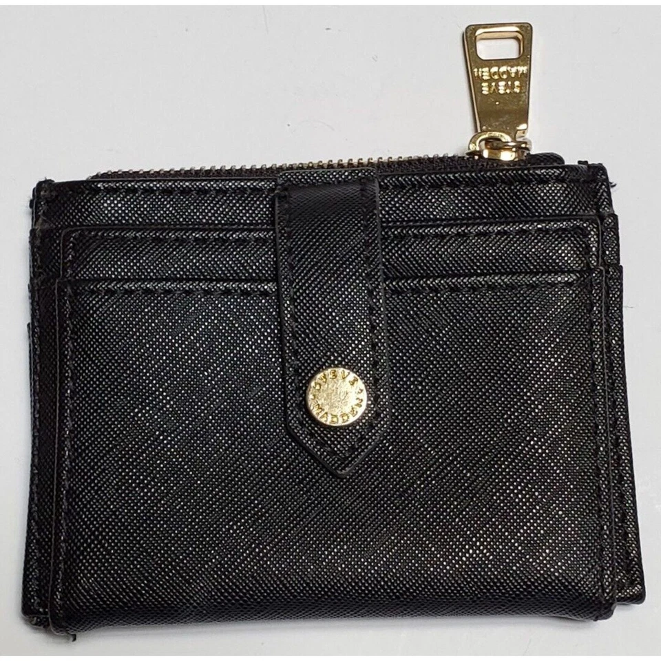 Carteira de Cartão Feminina Steve Madden - Couro Sintético Preto Autêntico - Imagem 2 de 4