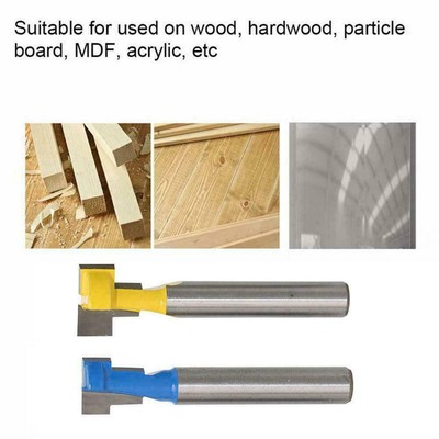 1 4 Shank Keyhole T-Slot Woodworking Router Bit 1 2 3 1 4 Shank Keyhole T-Slot Woodworking Router Bit 1 2 3
