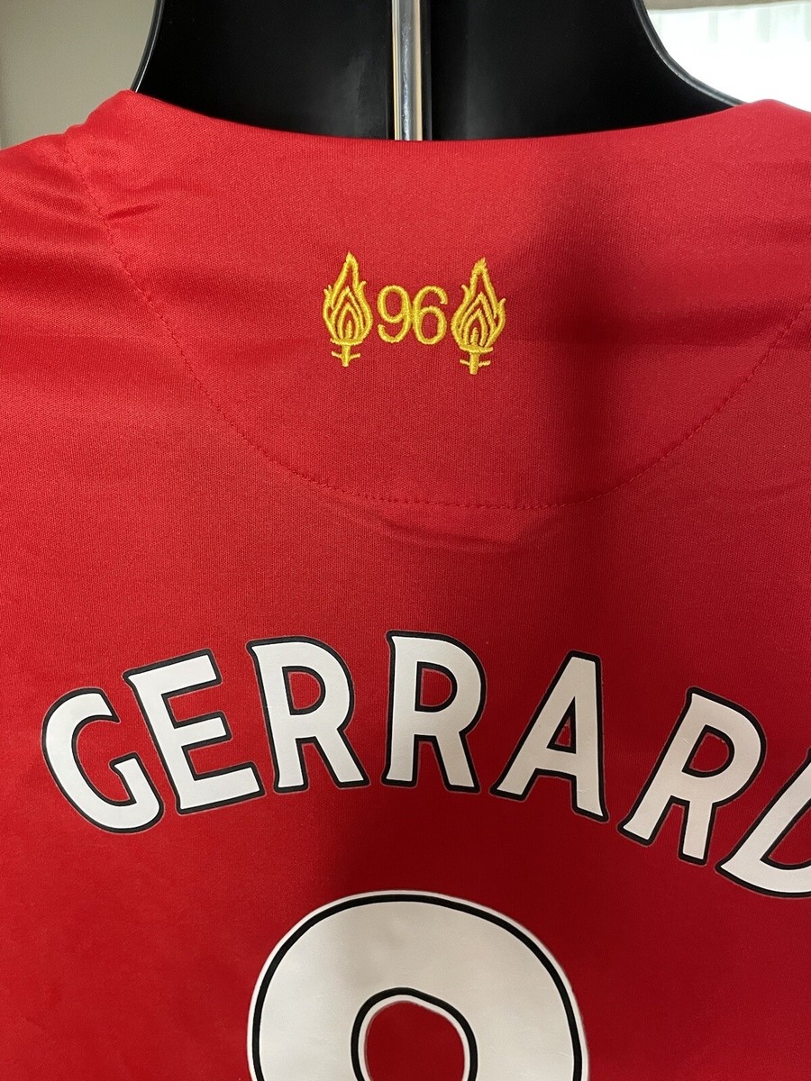 Liverpool Football Club Standard Chartered # 8 GERRARD XL Jersey