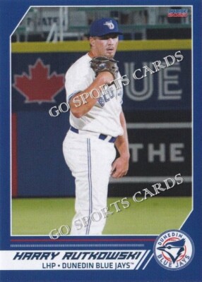 2023 Dunedin Blue Jays Harry Rutkowski RC Rookie Toronto Blue Jays Minor League