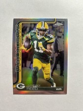 2025 TOPPS CHROME FOOTBALL REFRACTOR #107 JAYDEN REED PACKERS