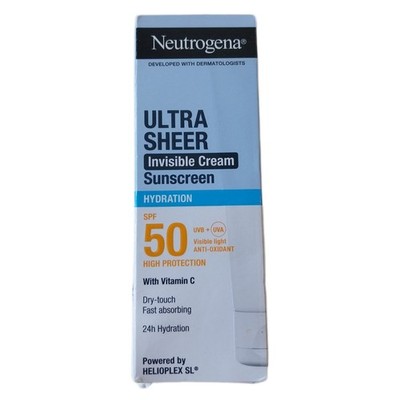Neutrogena   Crème Solaire Visage Invisible Ultra Sheer Hydratation SPF 50 UVB +