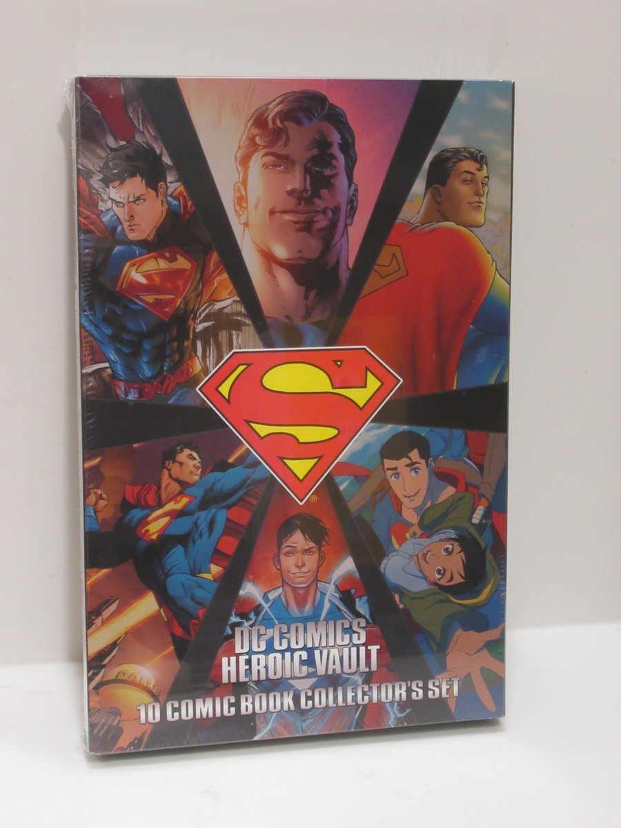 Superman DC Comics Heroic Vault 10 Comic Books Collector's Set