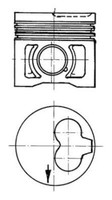 Kolben Kolbenschmidt 91386600 FüR Skoda VW Seat Audi Transporter T4 70A 70H 7DA