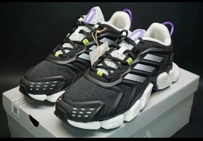 Adidas Climacool Boost Low GX5477 Black Solar Yellow Shoes Mens  Sneakers Sz 9.5