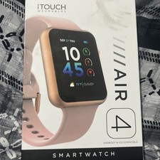 Brand New iTouch Air 4 Smartwatch TA4M01-C12 Rose Gold Case w/ Blush Strap