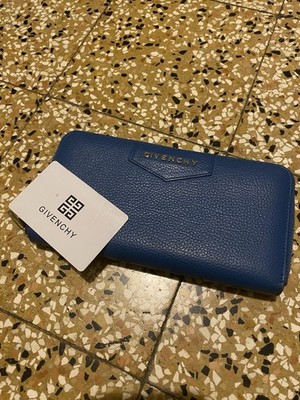 Givenchy Geldbörse Leder Blau