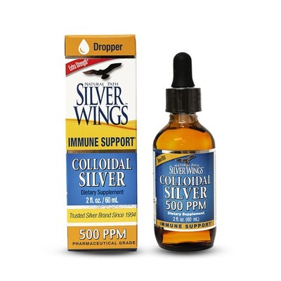 Natural Path Silver Wings Colloidal Silver 500ppm Immune Support