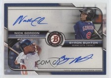 2015 Bowman Dual Auto 2/99 Nick Gordon Byron Buxton #BDA-GB Auto 06ps