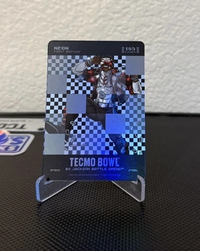 Bo Jackson Battle Arena Tecmo Bowl - Neon Steel Big Pixel Deion Sanders SP