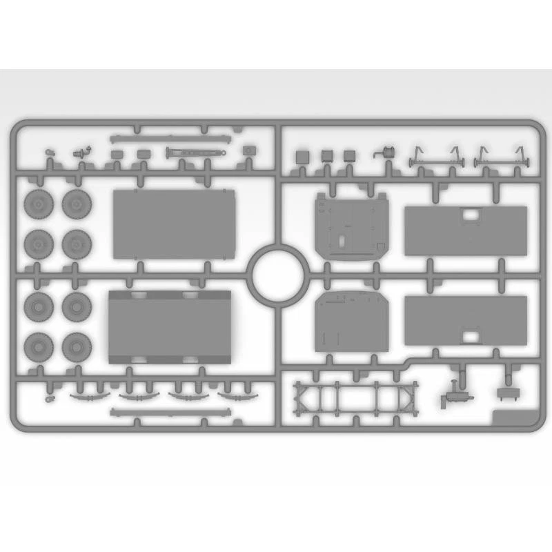 Modello Rimorchio Delle Forze Armate Dell'Ucraina |ICM|72819| 1:72 Modello C - Immagine 3 di 4