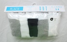 Children's Place Boys' Rib Knit Boxer Briefs 5-Pack DH3 Multicolor XL NWT