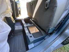 Maverick Sub Box 2022-2025 Drive Side 1-10" Square Hole W/ AMP MOUNT Zenclosures