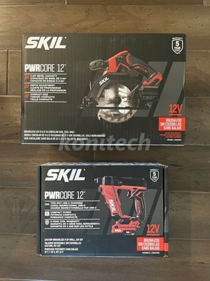 SKIL PWRCORE 12 Brushless Flip Drill and Circular Saw