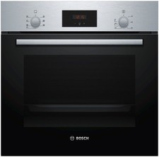Bosch HBF133BR0 Serie 2 Backofen, Edelstahl, Eco Clean Direct, 3D Heißluft ( B-3