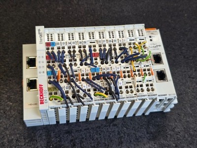 Beckhoff Control System EK1100 ETHERCAT w/9 MODULES PLUS ETHERCAT JUNCTION USED