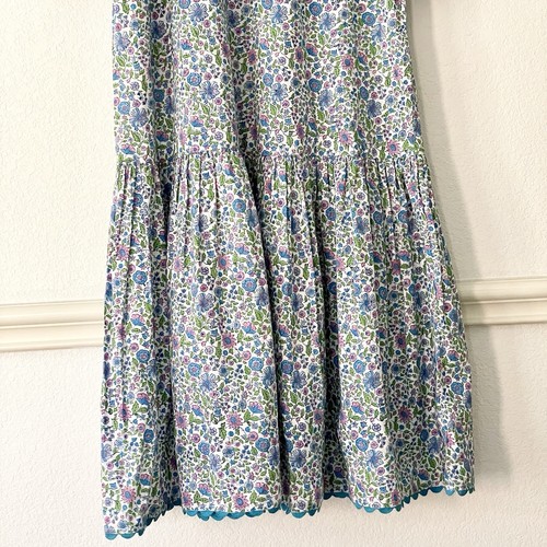 Tuckernuck Pink City Prints Dress Sky Meadow Margot Ditsy Floral Midi Ric-rac - Picture 6 of 11