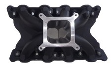 Ford 351 Cleveland Black Single Plane High Rise Intake Manifold 3000-7000 Rpm