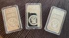 (3) APMEX 1 oz .999 Fine Silver Bar Still Sealed In Plastic
