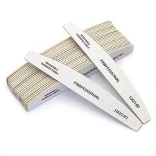 10PCS Wooden Nail Files Set Double-Sided Emery Board Manicure Pedicure Buffers