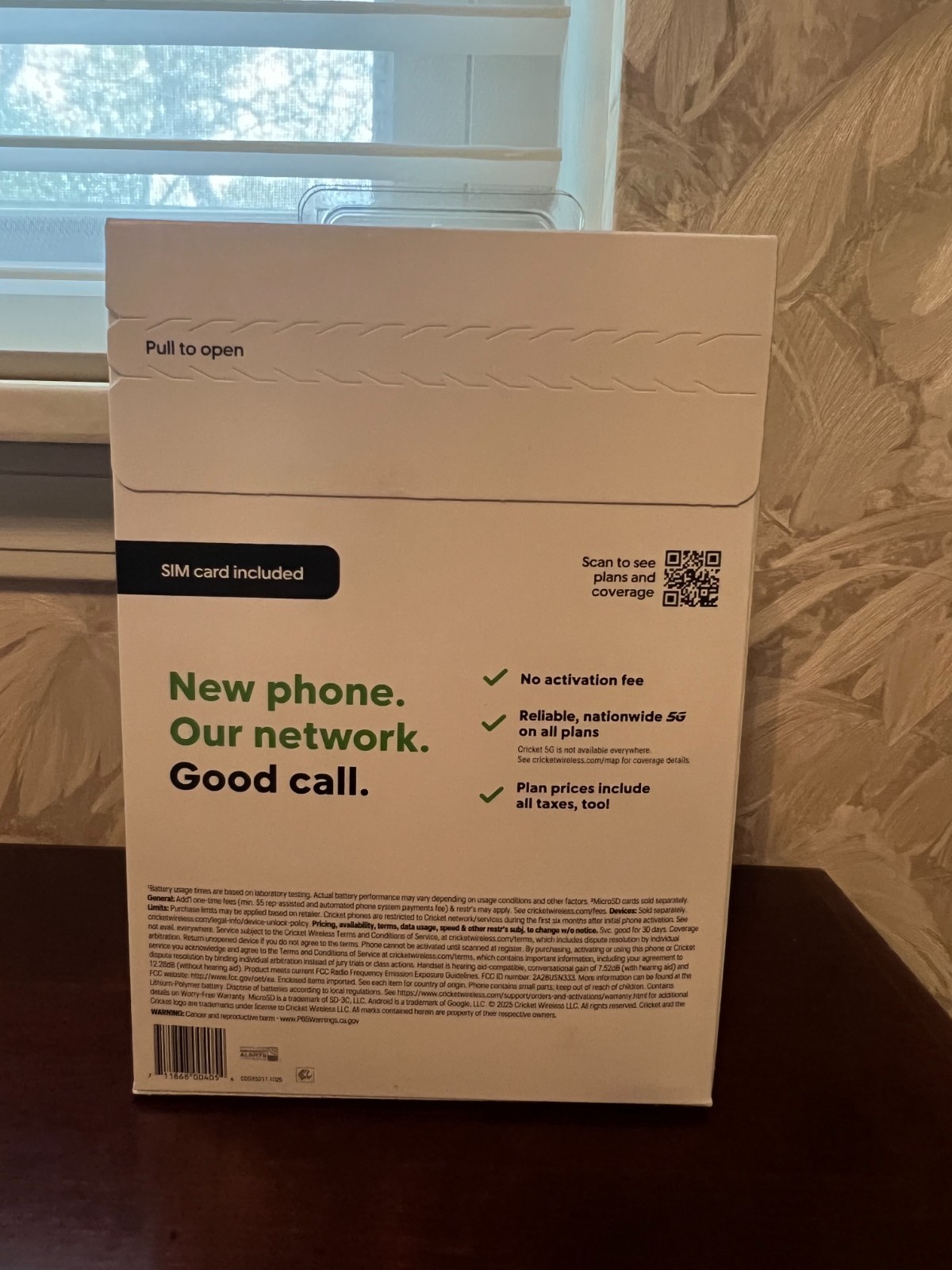 Cricket Wireless Icon Plus (2026) 64GB, 4GB RAM (Prepaid), Black - Brand New