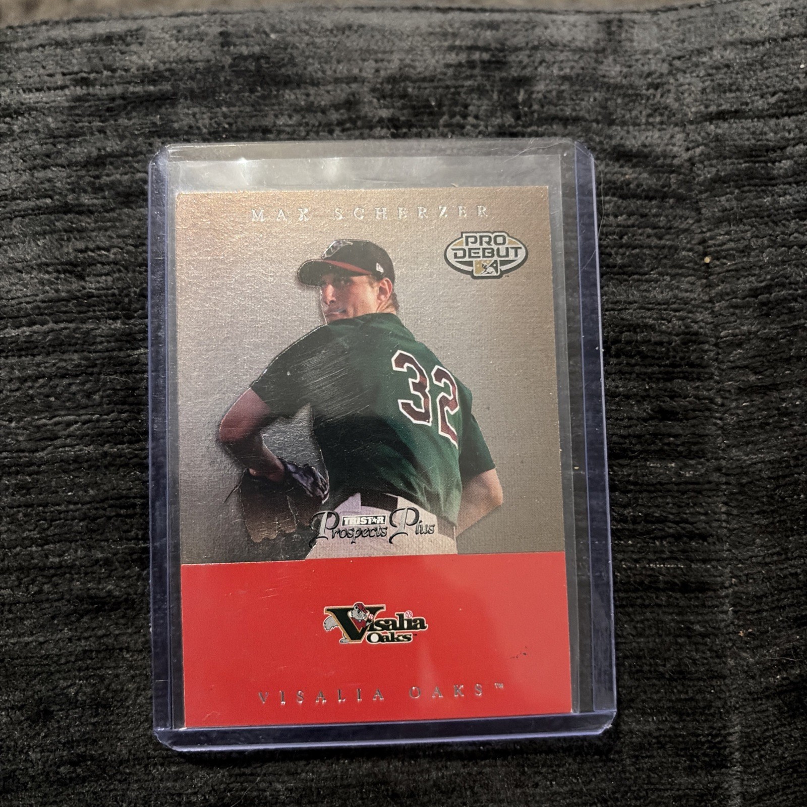 MAX SCHERZER 2007 TRI-STAR PRO DEBUT PROSPECTS PLUS ROOKIE RC BASEBALL CARD #30